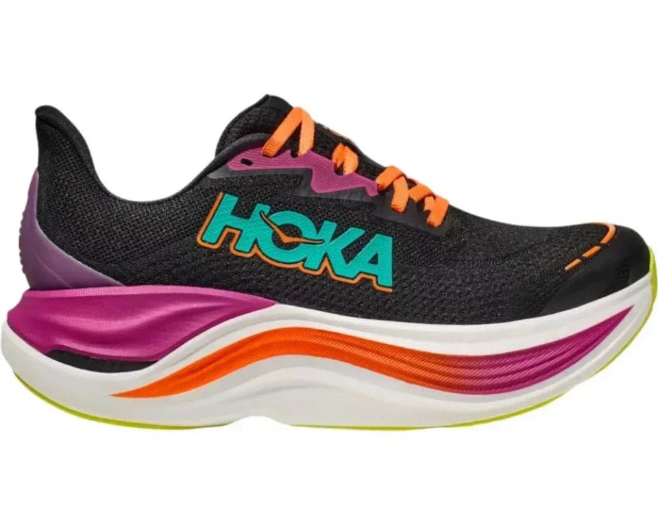 Tênis Hoka Skyward X Preto/Rosa